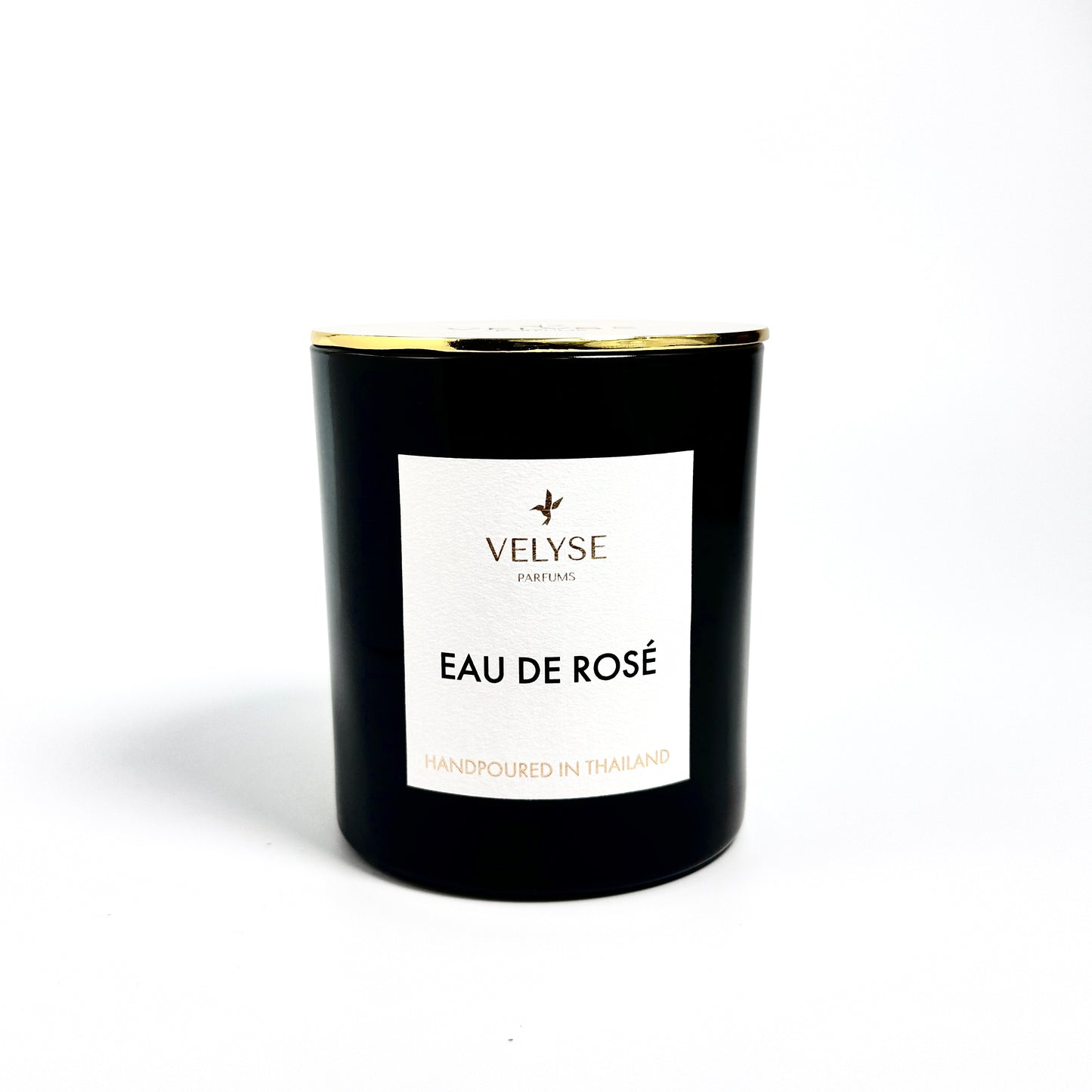 Eau de Rosè luxury wooden wick candle