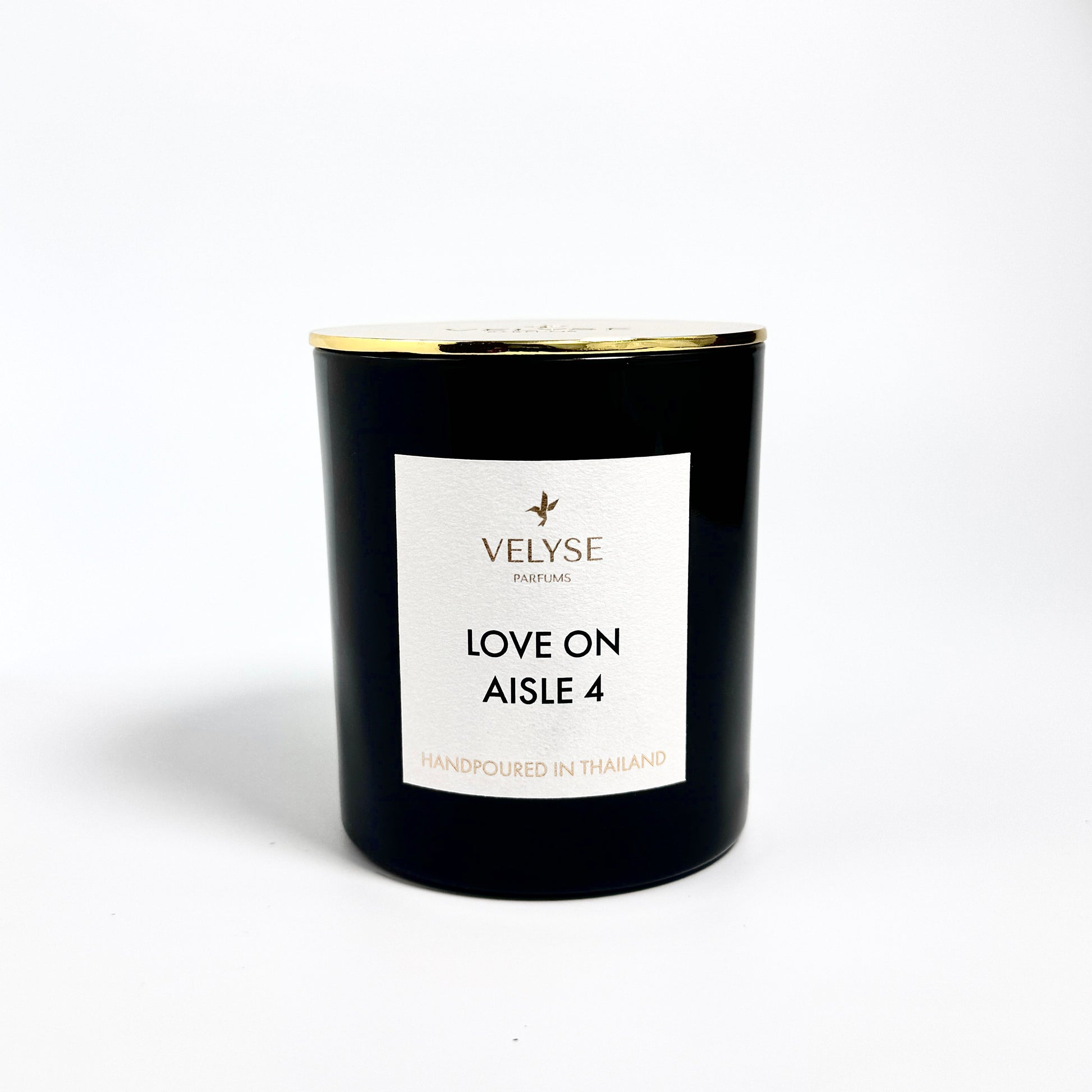 Love on Aisle 4 luxury wooden wick candle