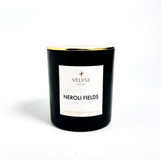 Neroli Fields luxury wooden wick candle